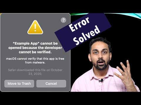 Cannot Be Opened Because It Is From An Unidentified Developer Mac Solved 100%