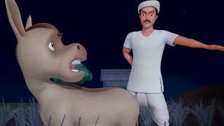 The Donkey and the Dhobi Telugu Stories for Kids