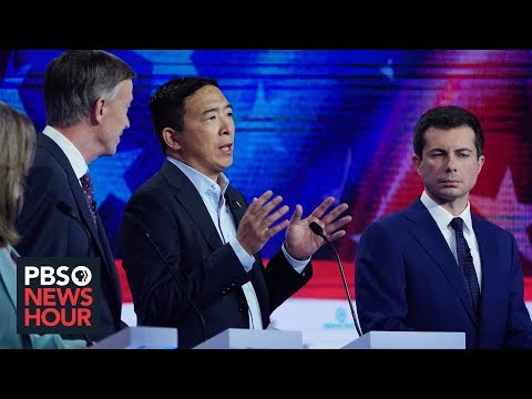 Which candidates clashed during the 2nd 2020 Democratic debate