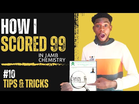 How to Score High in 2024 JAMB CHEMISTRY | Score Above 300 in Jamb