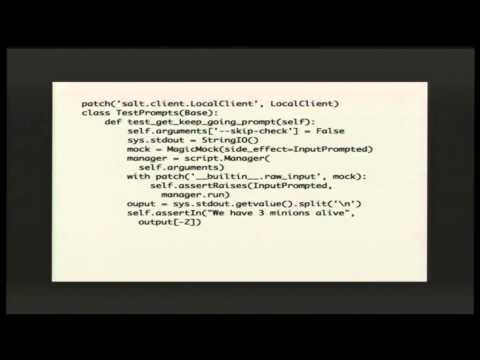 Testing ain't hard, even for SysAdmins by Geoff Crompton