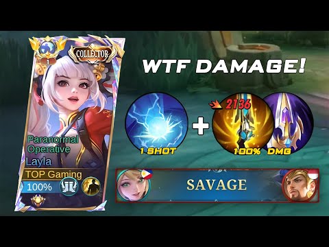 SAVAGE!! BUILD TOP GLOBAL LAYLA 2025 IS HERE! - MUST TRY! | MLBB