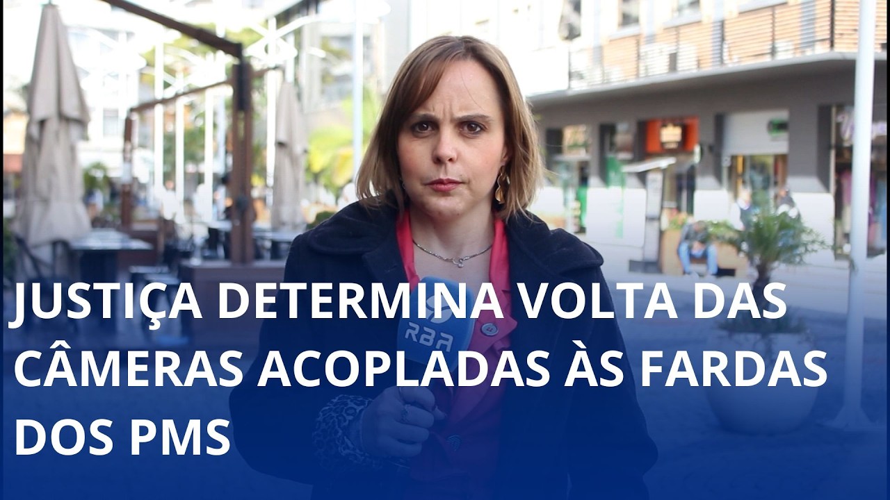 Câmeras acopladas às fardas. Justiça determina que PM volte a usar os equipamentos