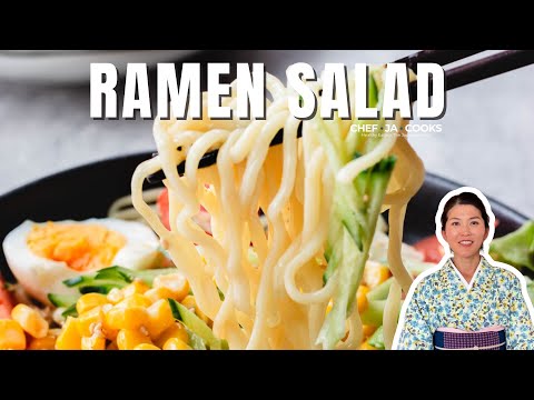 Easy Japanese Ramen Salad Recipe | Chef JA Cooks