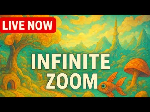 Live Infinite Zoom Art | Zoomquilt Loop for Relaxation & Focus