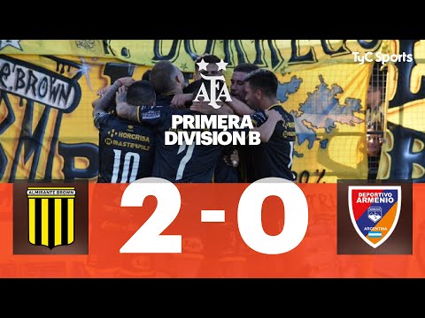 Almirante Brown 2 VS. Deportivo Armenio 0 | Fecha 5 | Primera División B 2019/2020