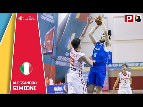 Alessandro Simioni - Highlights - 2016 FIBA U18 European Championship Samsun Turkey