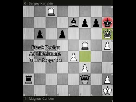 Queen Sacrifice to win the World Chess Championship, Magnus Magic