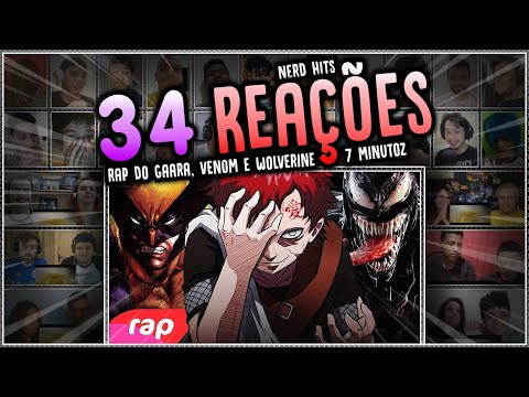 REACT MASHUP | Rap do Gaara, Venom e Wolverine - ANIMAL | NERD HITS