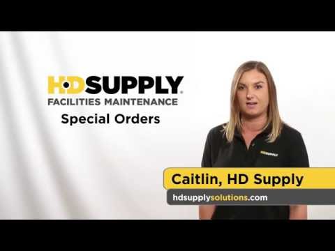 Special Orders Hd Supply Facilities Maintenance