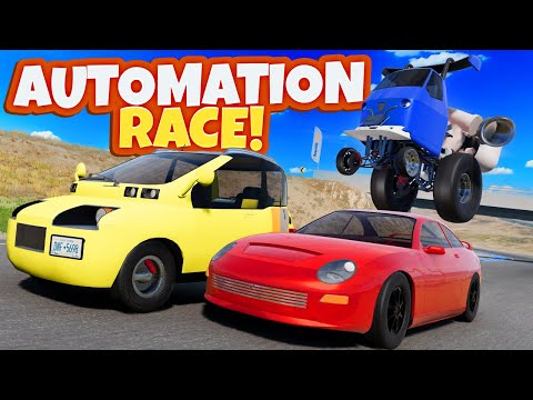 We Built the WEIRDEST Automation Cars Ever… Then Raced Them in BeamNG Drive!