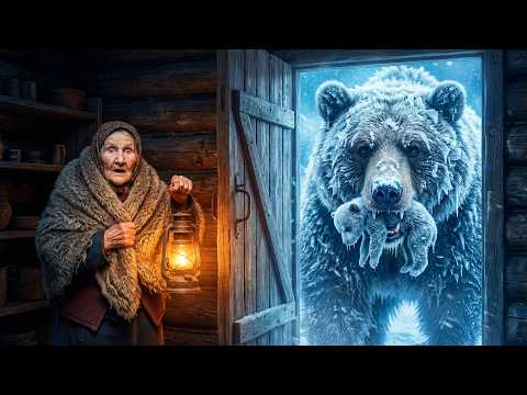 Una mamma orsa disperata implora una donna di 99 anni di aiutarla durante una bufera di neve a -7...