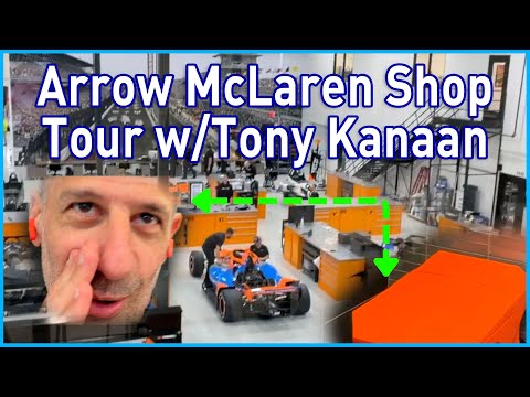 MP Pod: New Arrow McLaren Shop Tour with Tony Kanaan