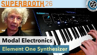 Video thumbnail for Modal Electronics: Element One Synth - Superbooth 2026 by sonicstate