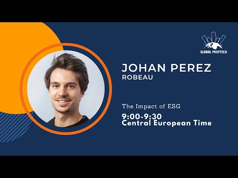 Global PropTech Online #15 I Johan Perez from Robeau