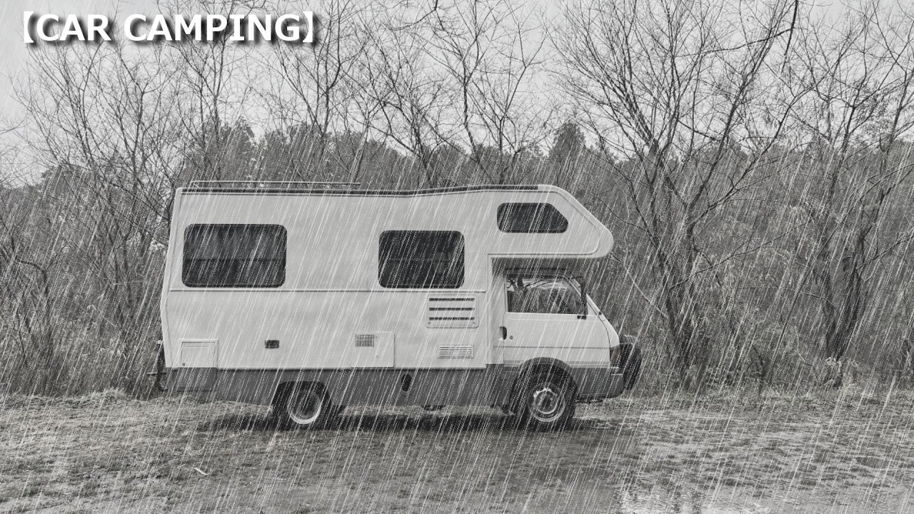 旧車キャンピングカーの宿命！？違和感を感じ急遽、ピットイン車中泊