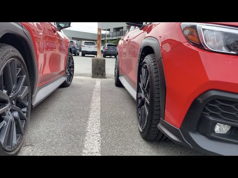 Wheel Spacers on a 2022 WRX