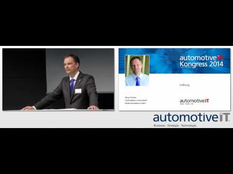 automotiveIT Kongress 2014 - Begrüßung durch Hilmar Dunker