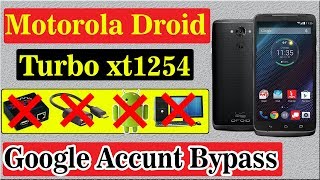 Motorola Droid Turbo Xt1254 Google Account Bypass | Without PC.OTG