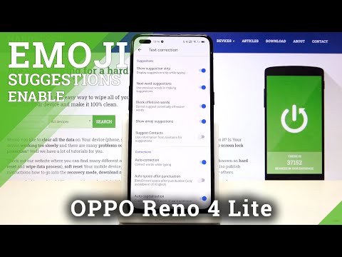 How to Allow Predictive Emoji in OPPO Reno 4 Lite – Emoji Suggestion