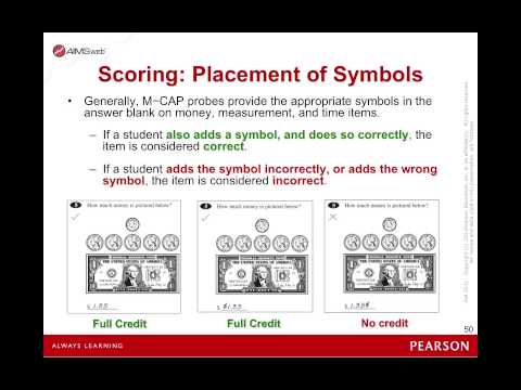 Aimsweb M Cap Training Video