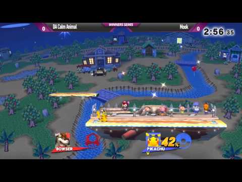 Shockwave 14 Smash 4 - DA Calm Animal (Bowser) vs Mook (Pikachu) - Winners Semis