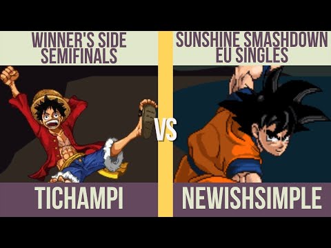 Sunshine Smashdown EU: SSF2 Winner's Semis - Tichampi (Luffy) vs. NewishSimple (Goku)