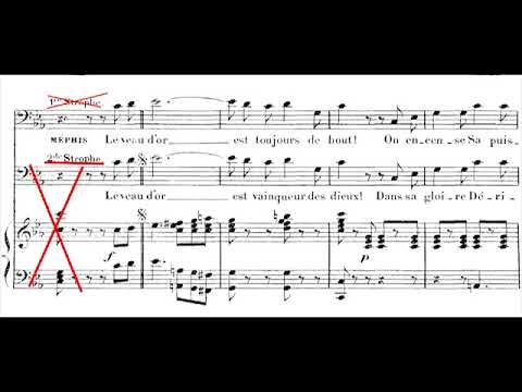 Le veau d'or; Faust; Cesare Siepi (with score)