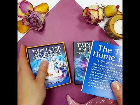 Миниатюра изображения товара Гадальные карты U.S. Games Systems Twin Flame Ascension Ttake Me Home Oracle Deck / TFA55