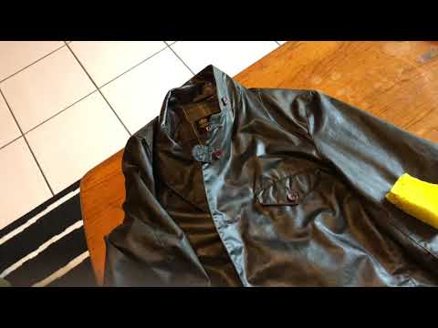 BARBOUR BEACON SPORTS JACKET, coat re-waxing film