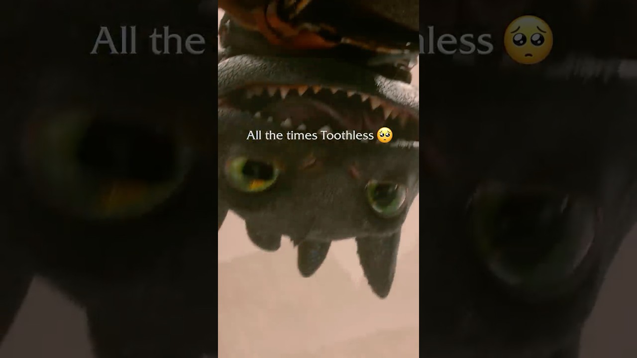 EVERY Cute Toothless Moment 🥺 | HOW TO TRAIN YOUR DRAGON