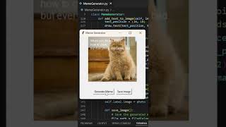 Meme Generator #coding #beginnertutorial #python