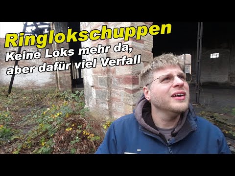 Lost Place | Der alte Ringlokschuppen | Dem Verfall preisgegeben | Bahn Lok Industrie
