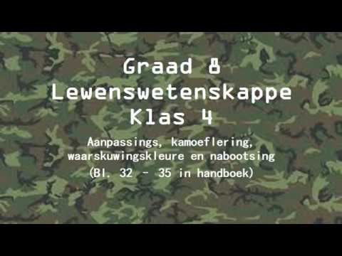 Lewenswetenskap GRAAD 8: 29 April 2020 - periode 7 (2987)