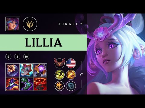 Lillia Jungle vs Kindred - NA Grandmaster Patch 25.24