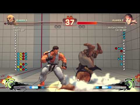 Air [Ryu] vs akie24 [Gouken] SSF4 Japanese Online Ranked Matches - TRUE-HD