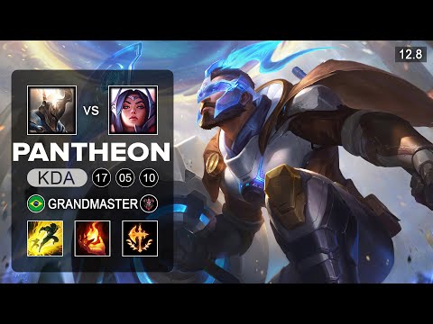 Pantheon vs Irelia Top - BR Grandmaster - Patch 12.8 Season 12