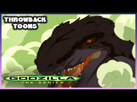 Godzilla Is Hit By A Nuclear Weapon | Godzilla®: The Series | Throwback Toons