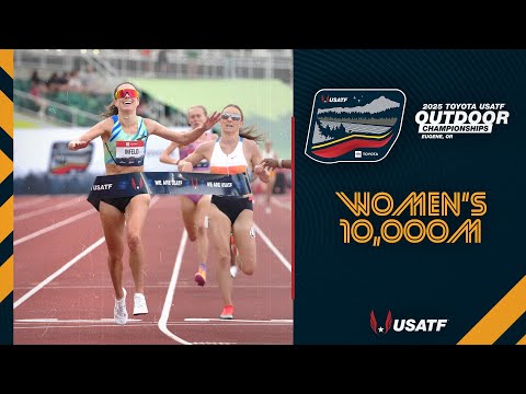 Women's 10,000m Final at the 2025 Toyota USATF Outdoor Championships July 31st in Eugene, OR