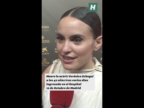 Muere VERÓNICA ECHEGUI a los 42 años en Madrid, víctima de un cáncer | EL PAÍS