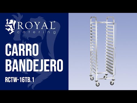 vídeo - Carro bandejero - 16 bandejas
