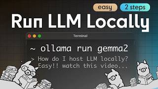 Ollama Tutorial - Run Local LLM Models on your own PC - Gemma 2 Llama 3.1 Mistral etc