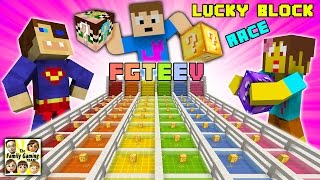 FGTEEV Minecraft Lucky Block Race #1: We Are Such Cheaters &amp; Mom&#39;s a Noob (Mod Mini-Game)