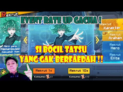 GACHA RATE UP SI BOCIL TATSU YANG PALING TIDAK BERFAEDAH !! One Punch Man The Strongest Indonesia