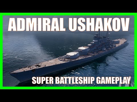 Admiral Ushakov Russian Battleships World of Warships Wows BB Gameplay
