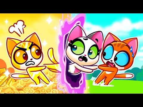 Let's Rescue Lucy From Golden World! Magic Adventures with Cute Kitties | Purr-Purr Stories for Kids