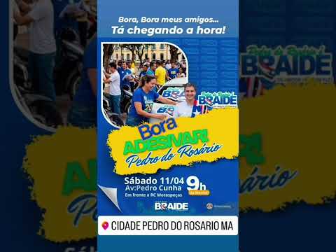 primeira chamada adesivaso do braide em Pedro do Rosario-ma