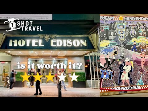I stayed HOTEL EDISON NYC. Is it worth it?? 🥂✨