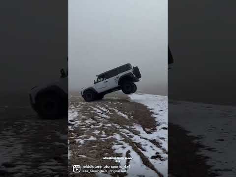 NEW Ford Bronco Raptor Jumps Road #shorts