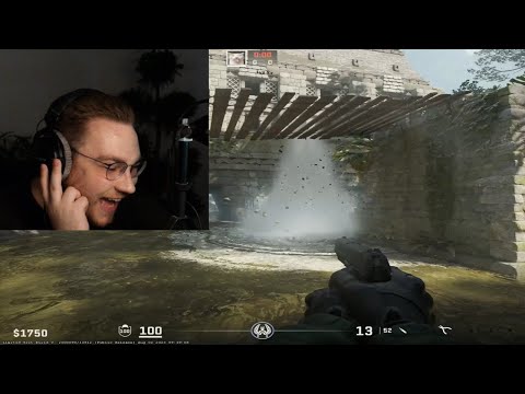 Ohnepixel reacts to PSP1G destroying his computer on CS2 Ancient